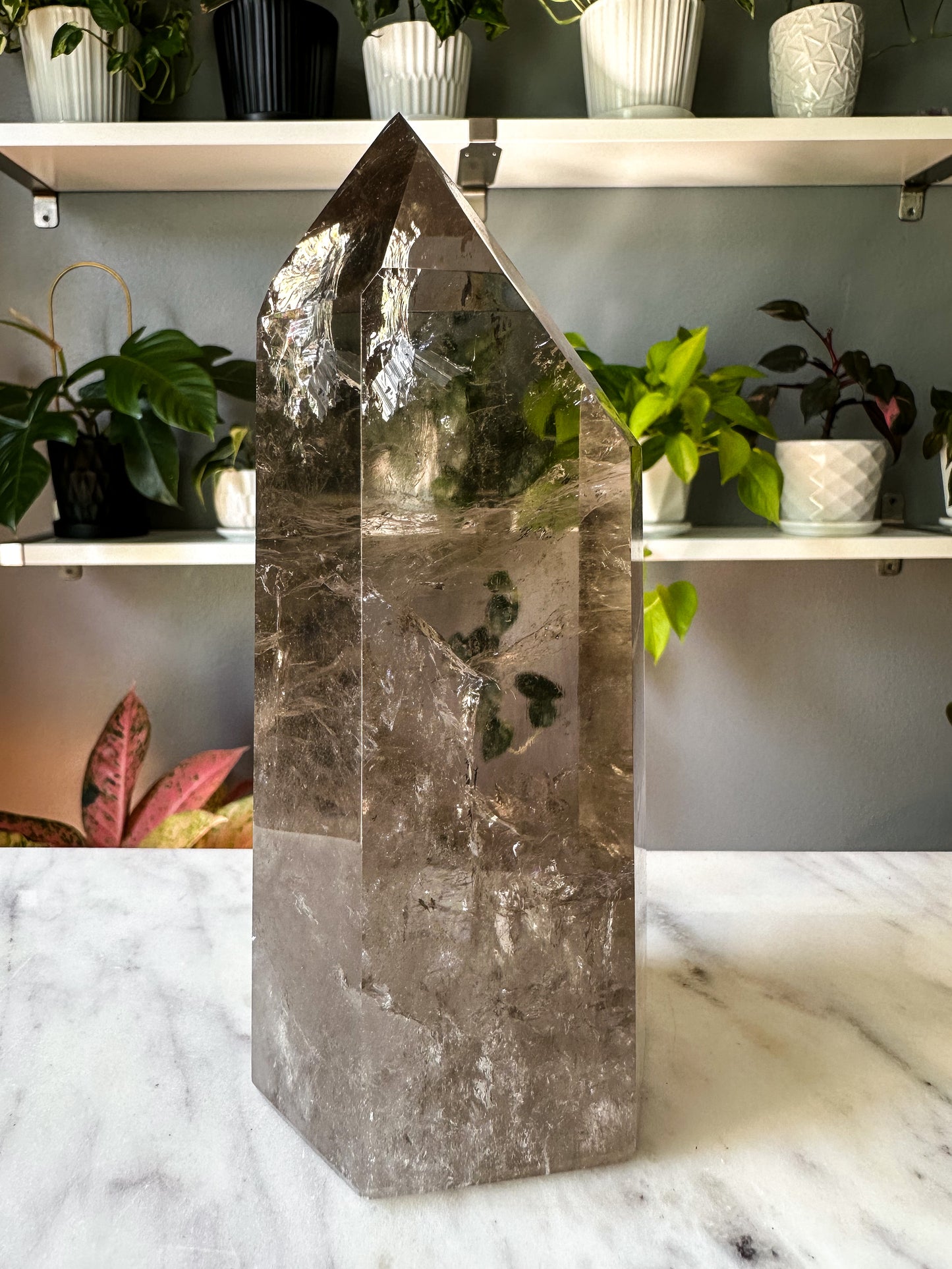 Smokey Quartz Tower