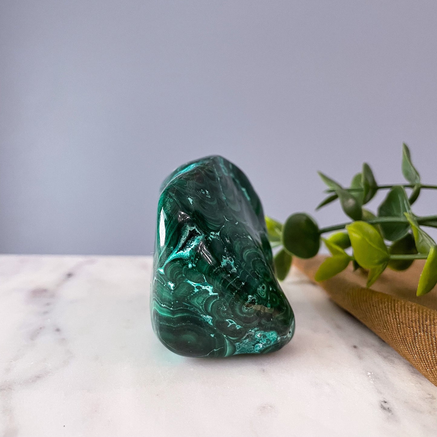 Malachite with Chrysocolla Freeform