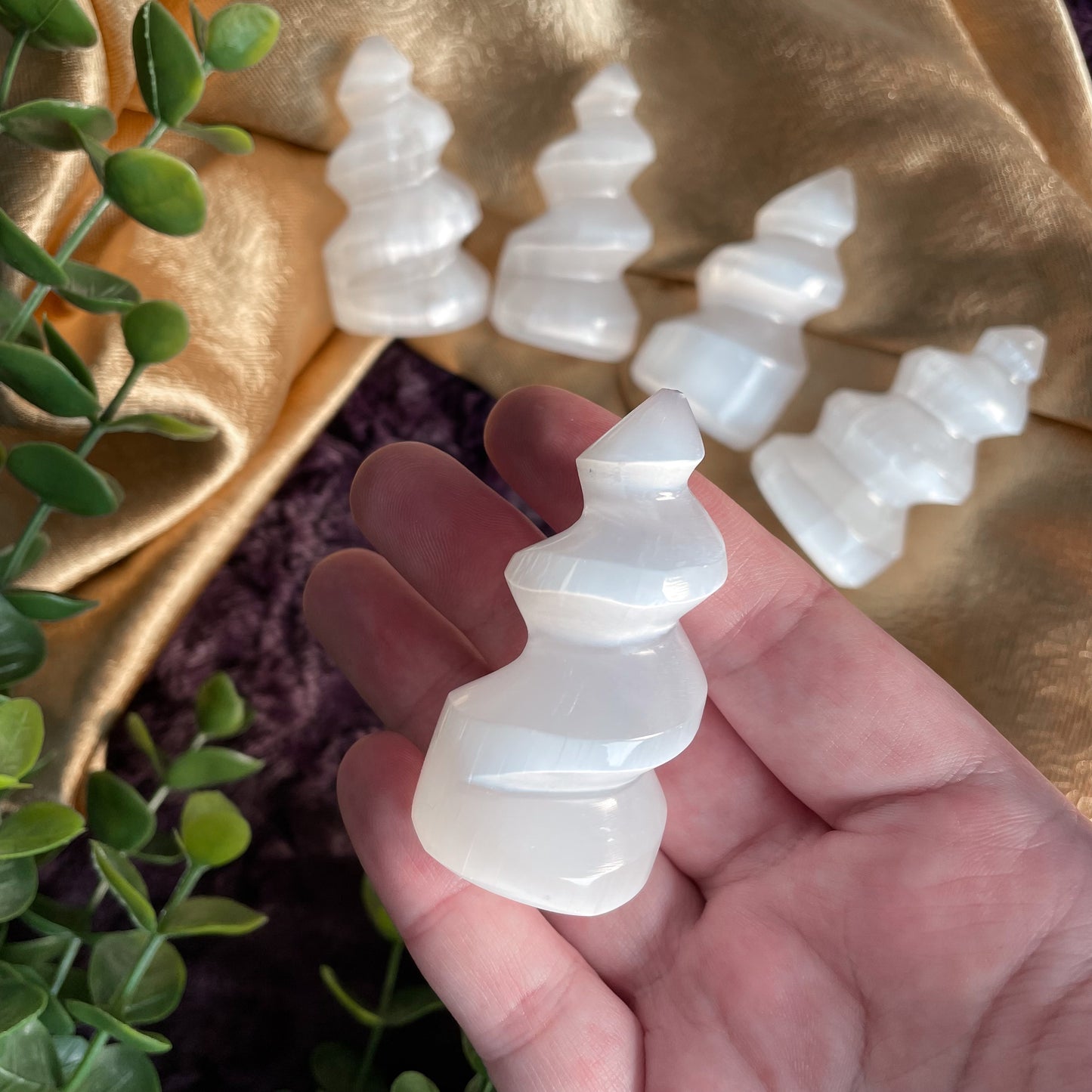 Selenite Spiral Tower