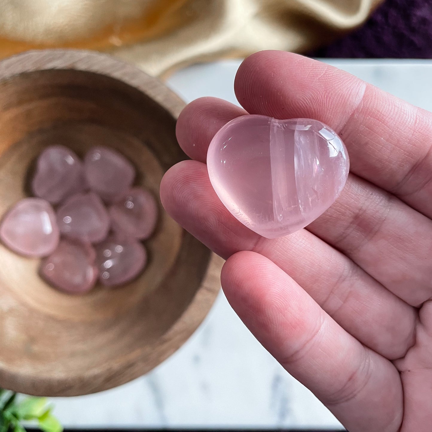 Gemmy Rose Quartz Small Heart