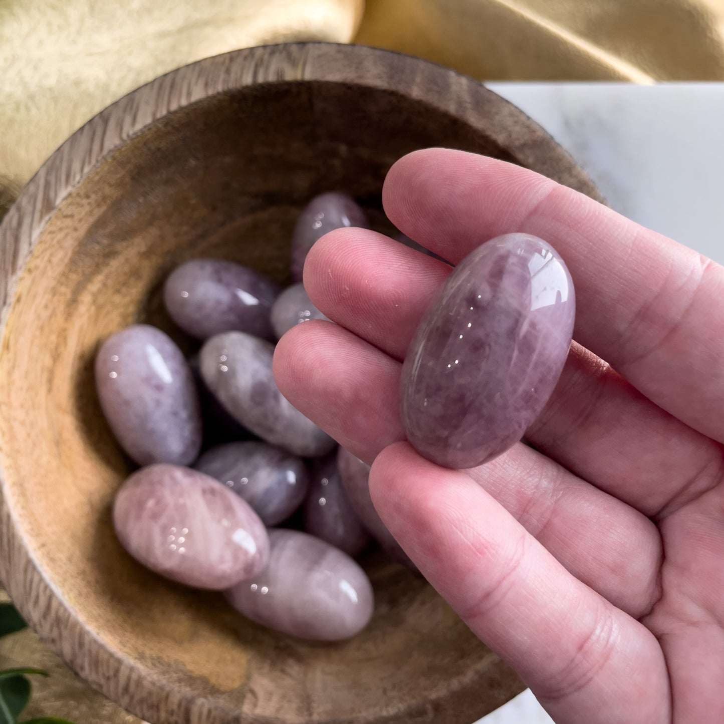 Purple Rose Quartz Pocket Crystal