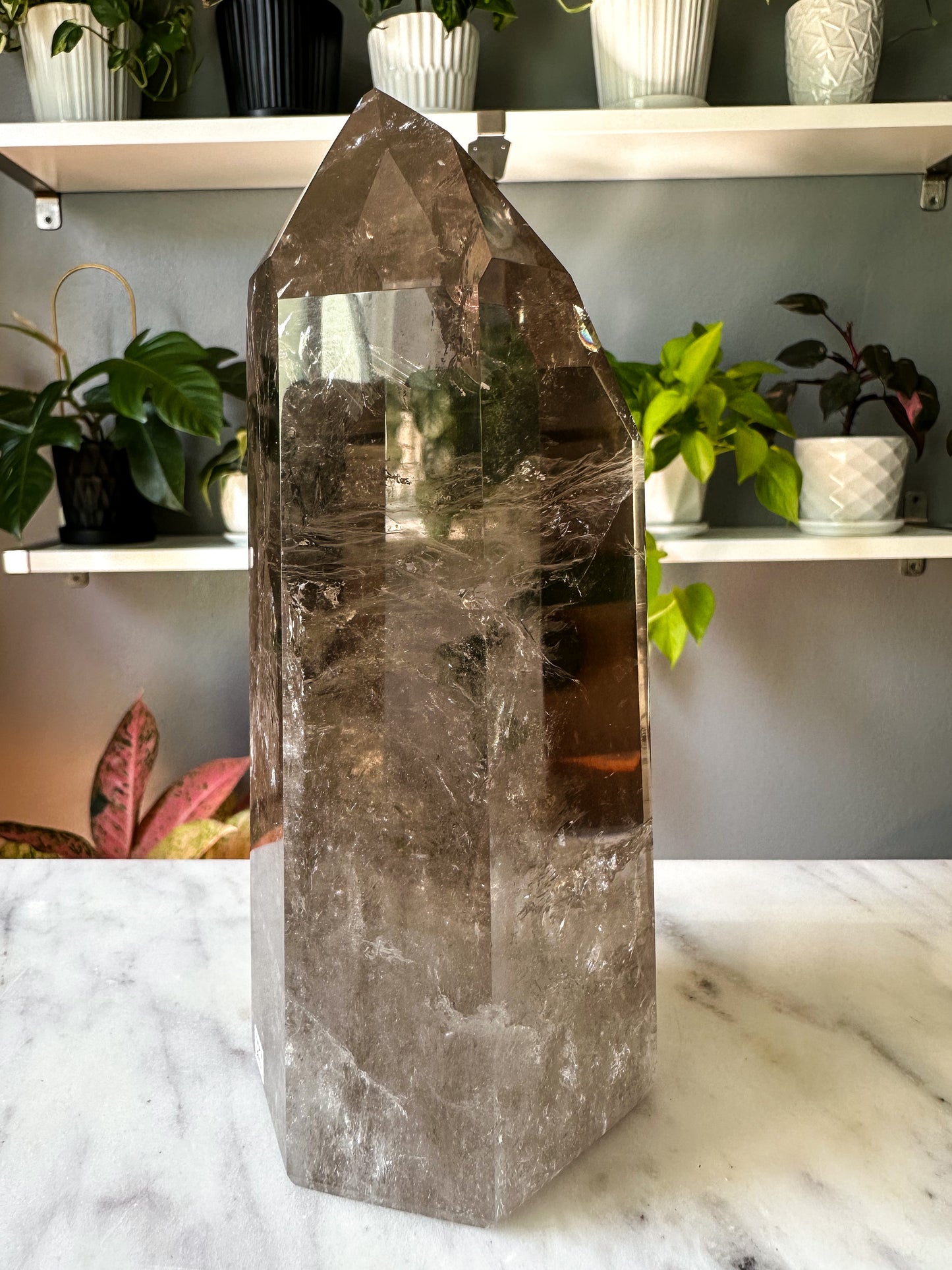 Smokey Quartz Tower