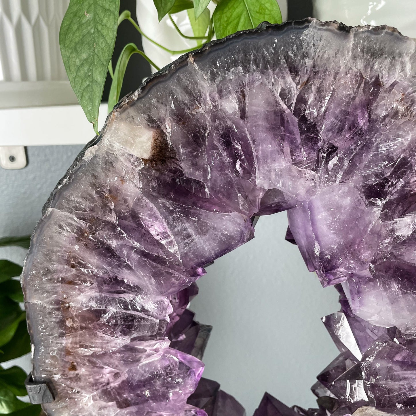 Amethyst Portal on a Custom Stand