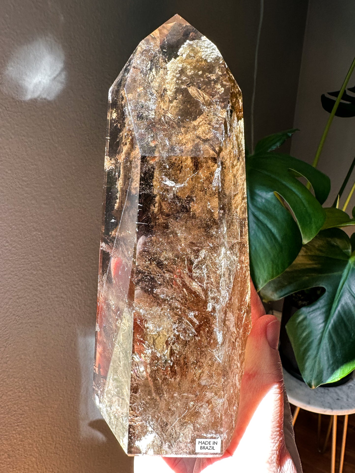 Garden Smokey Quartz Tower