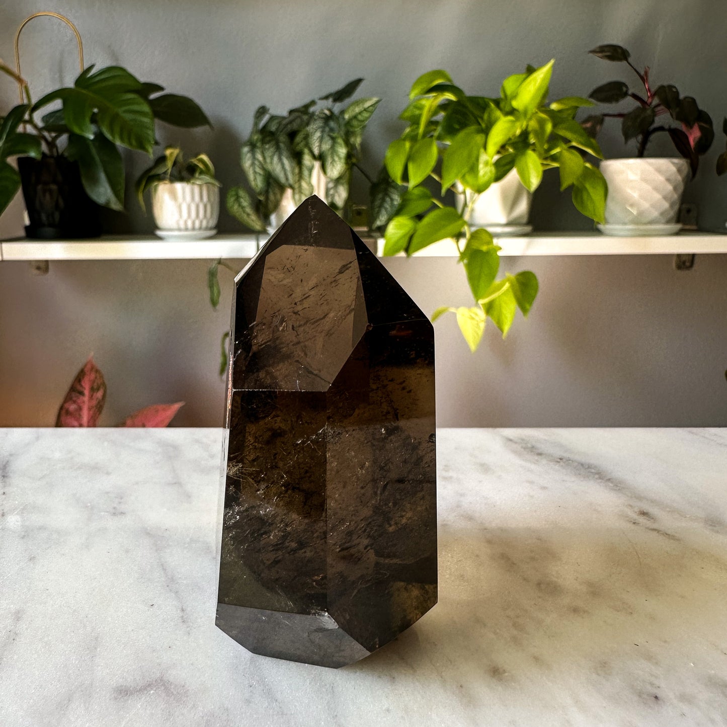 Smokey Quartz Tower