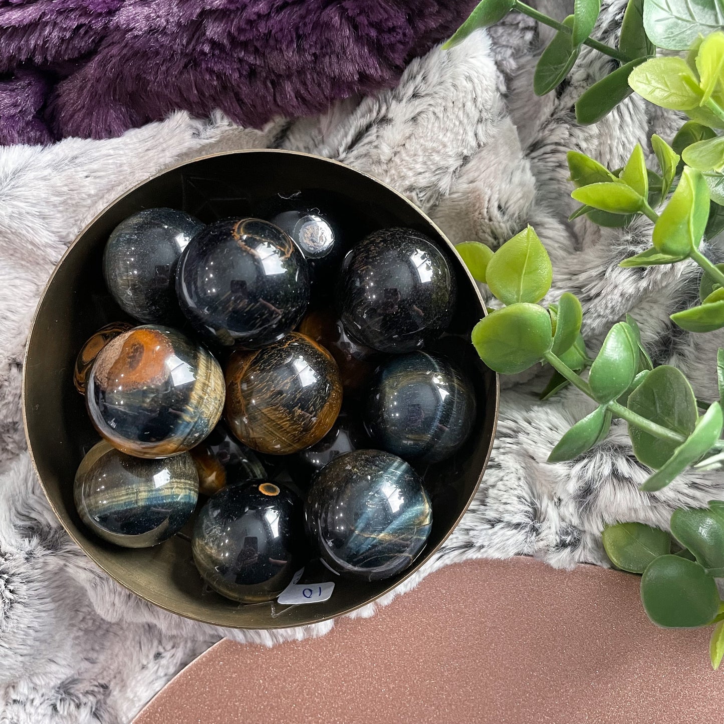 Blue Tigers Eye Mini Sphere