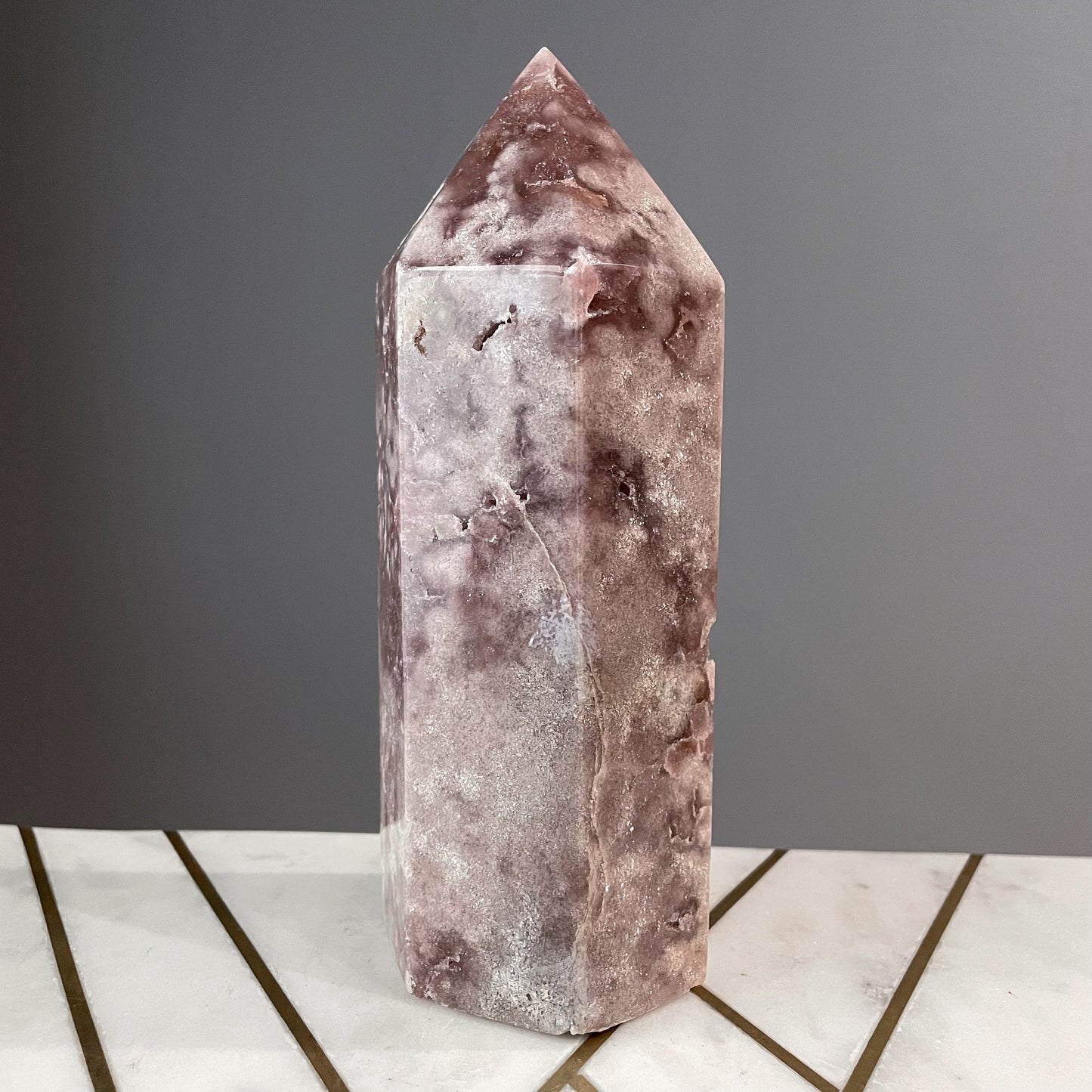 Pink Amethyst Statement Tower