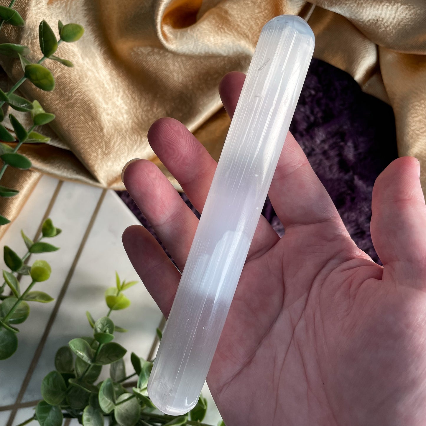 Selenite Wand