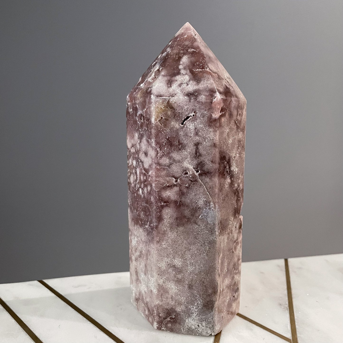 Pink Amethyst Statement Tower