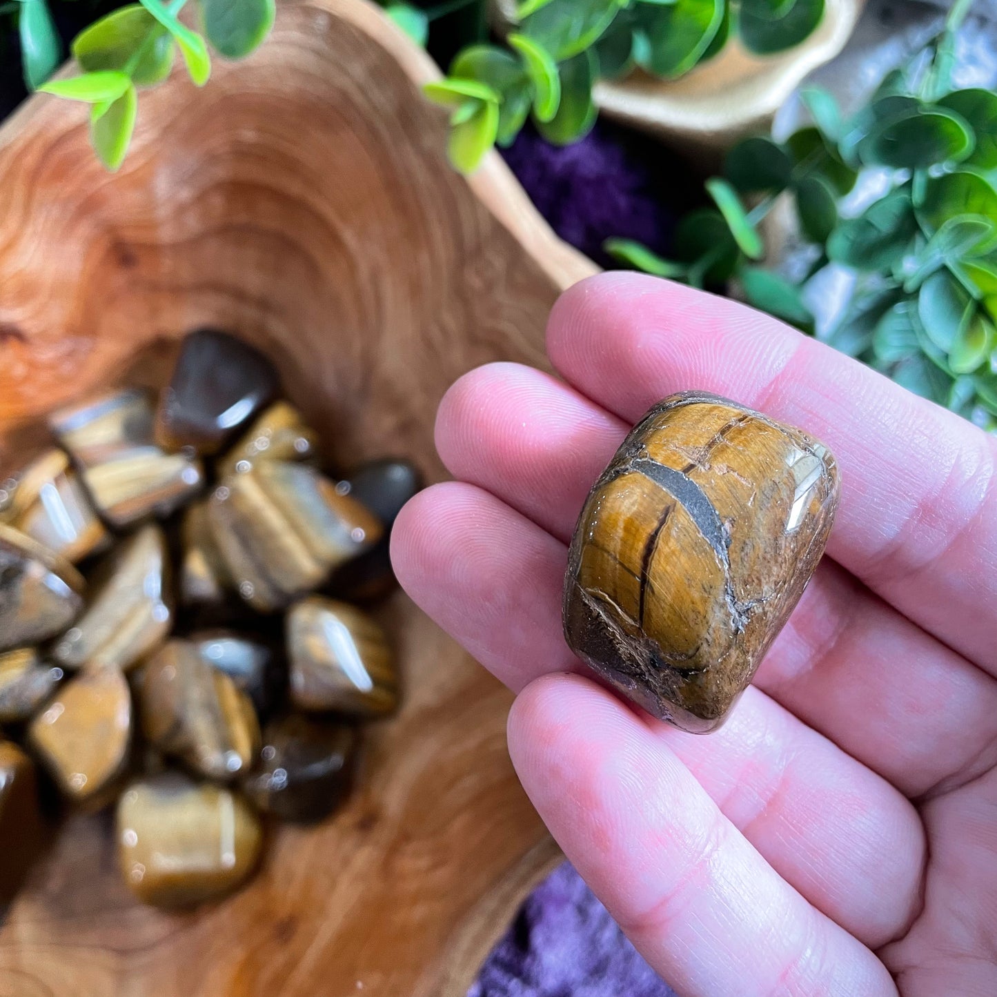 Large Tiger's Eye Tumble