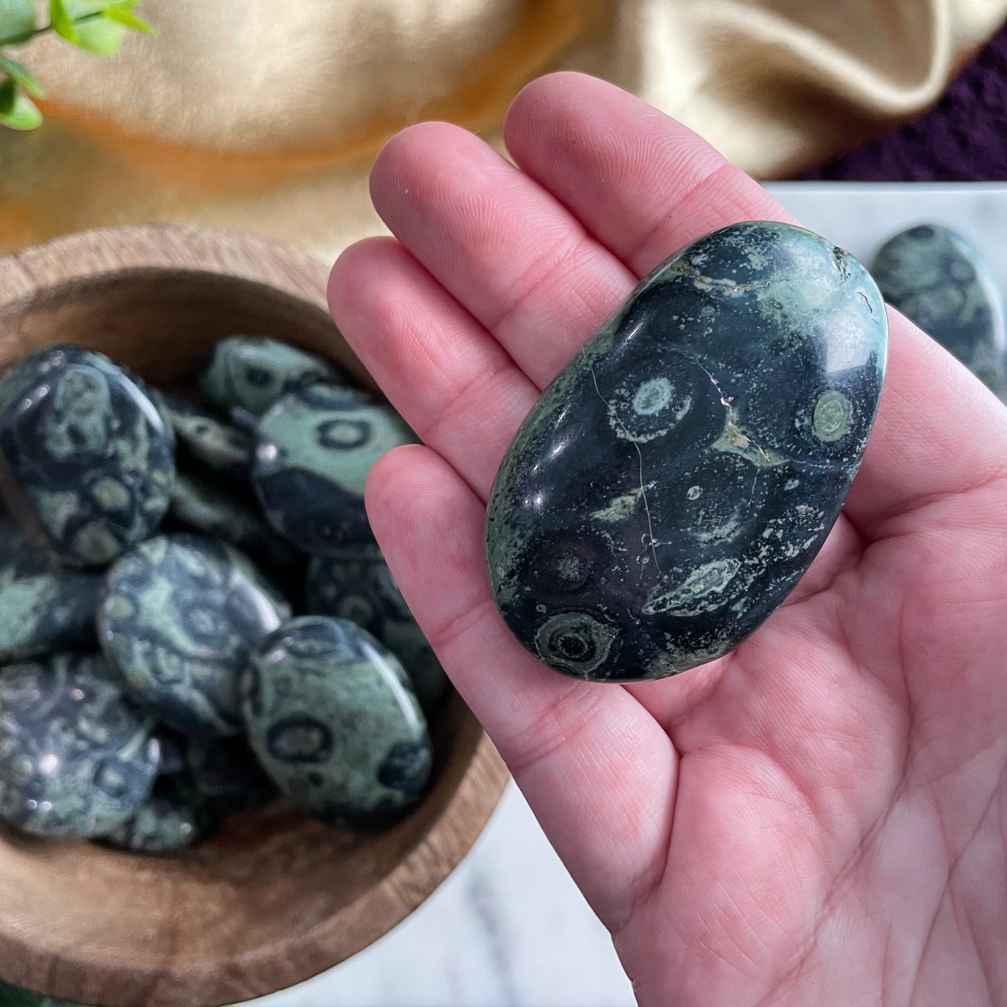 Kambaba Jasper Palm Stone