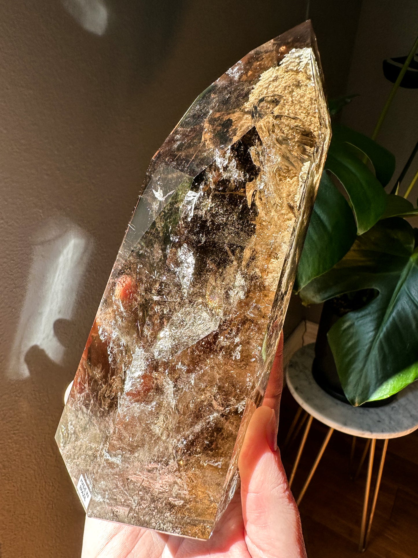 Garden Smokey Quartz Tower