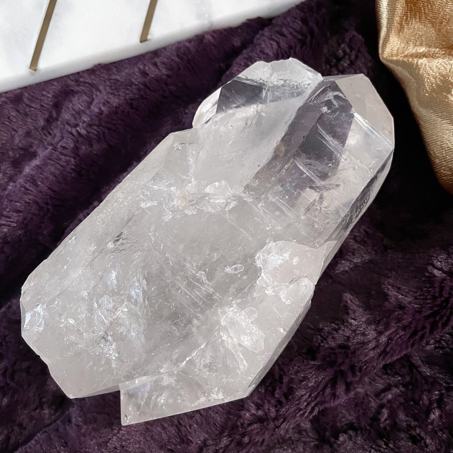 Lemurian Double Terminated + Twin + Manifestation