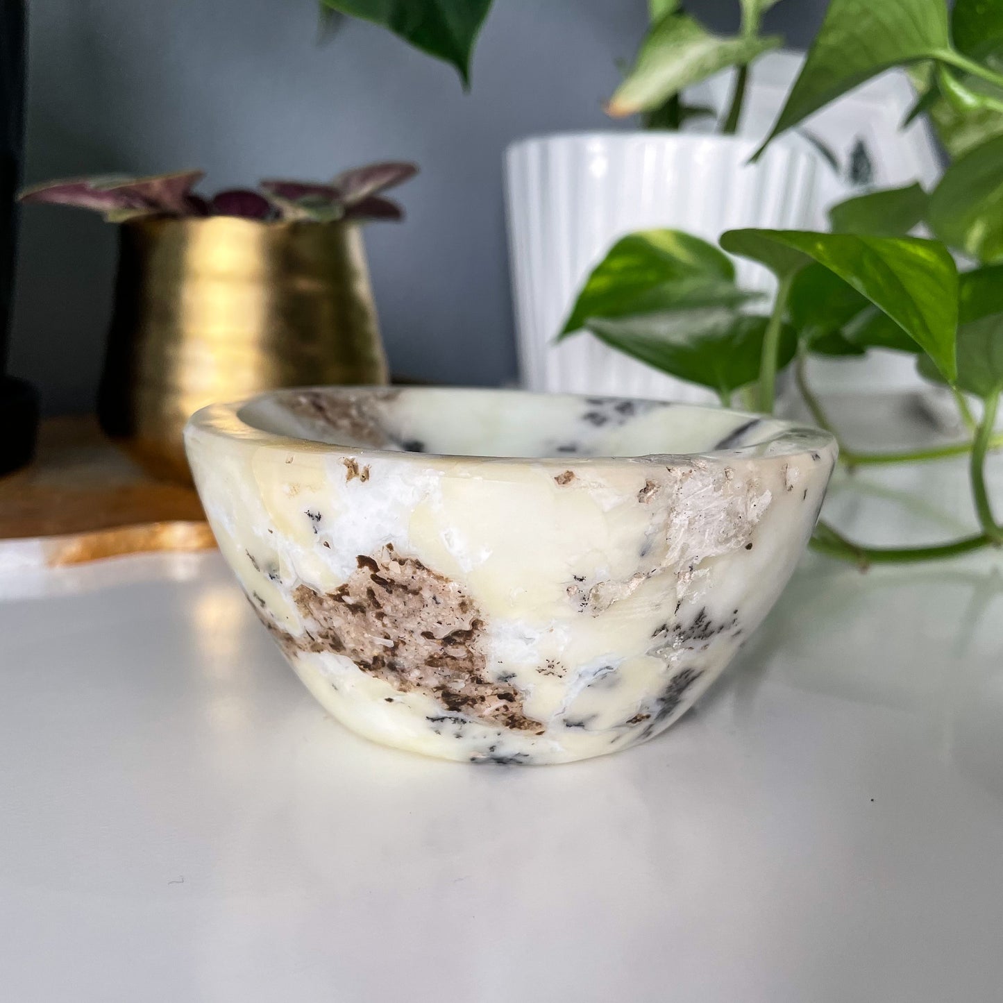 Dendritic Opal Bowl