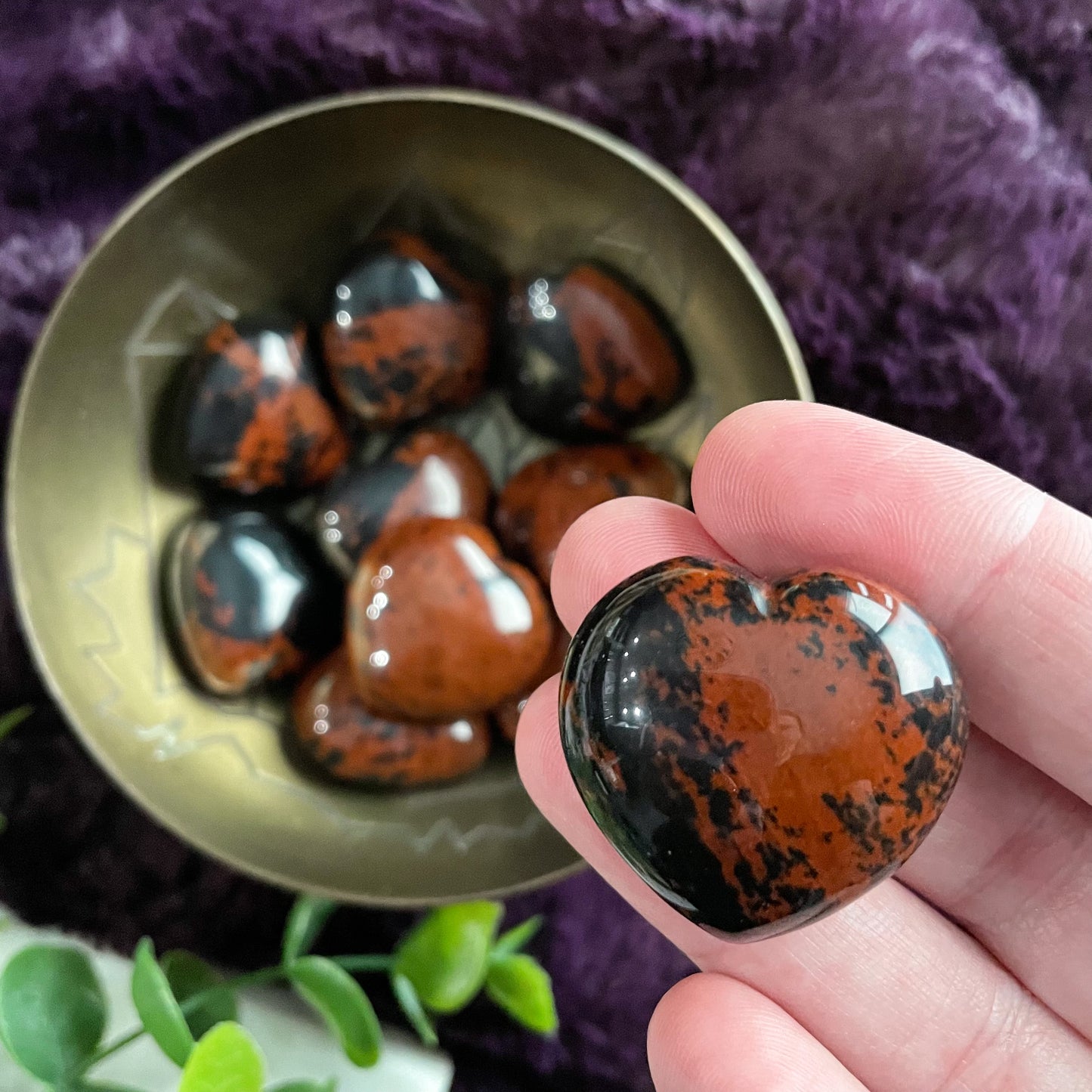 Mahogany Obsidian Small Heart