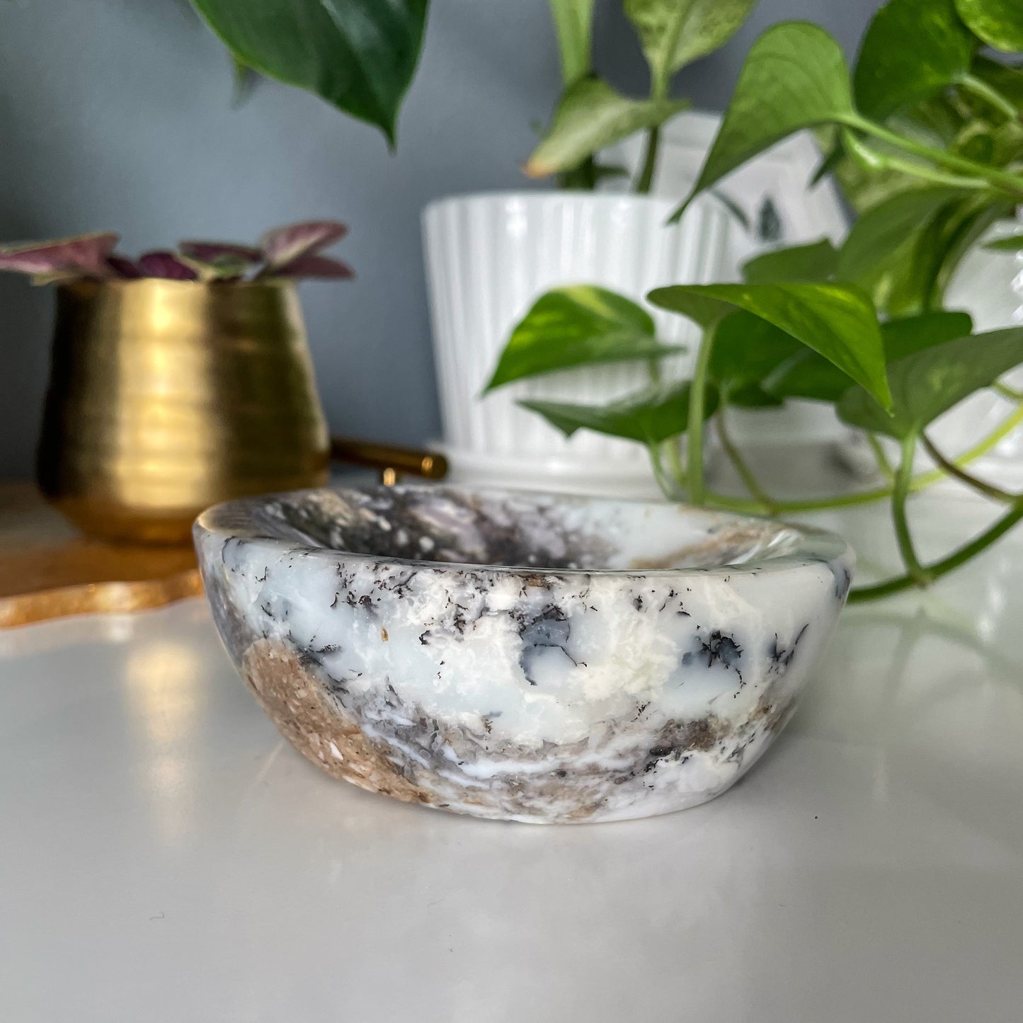 Dendritic Opal Bowl