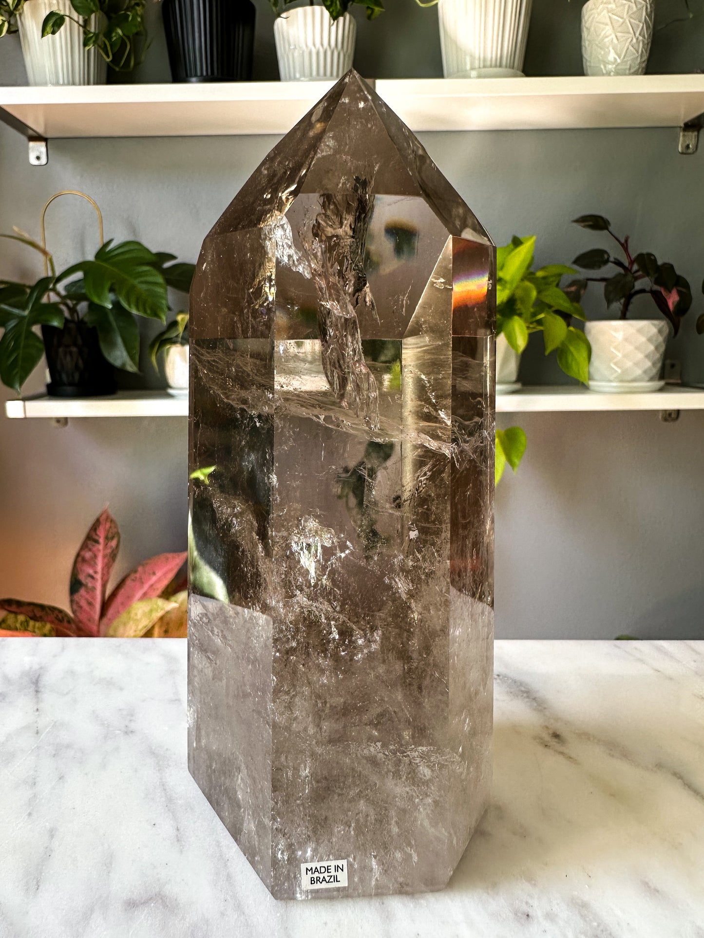 Smokey Quartz Tower