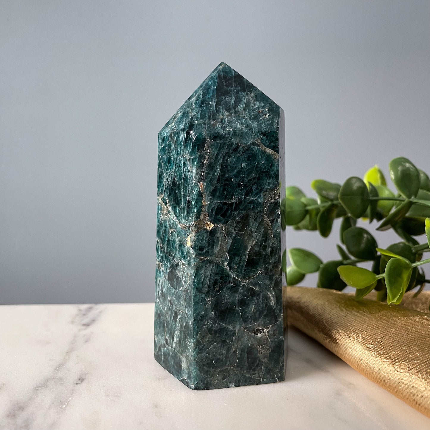 Teal Apatite Tower