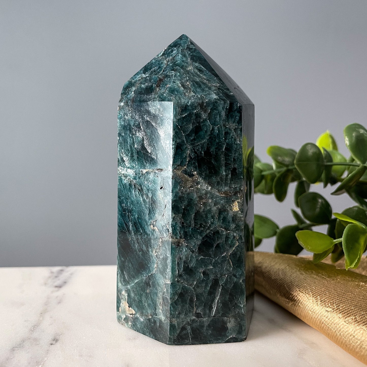 Teal Apatite Tower