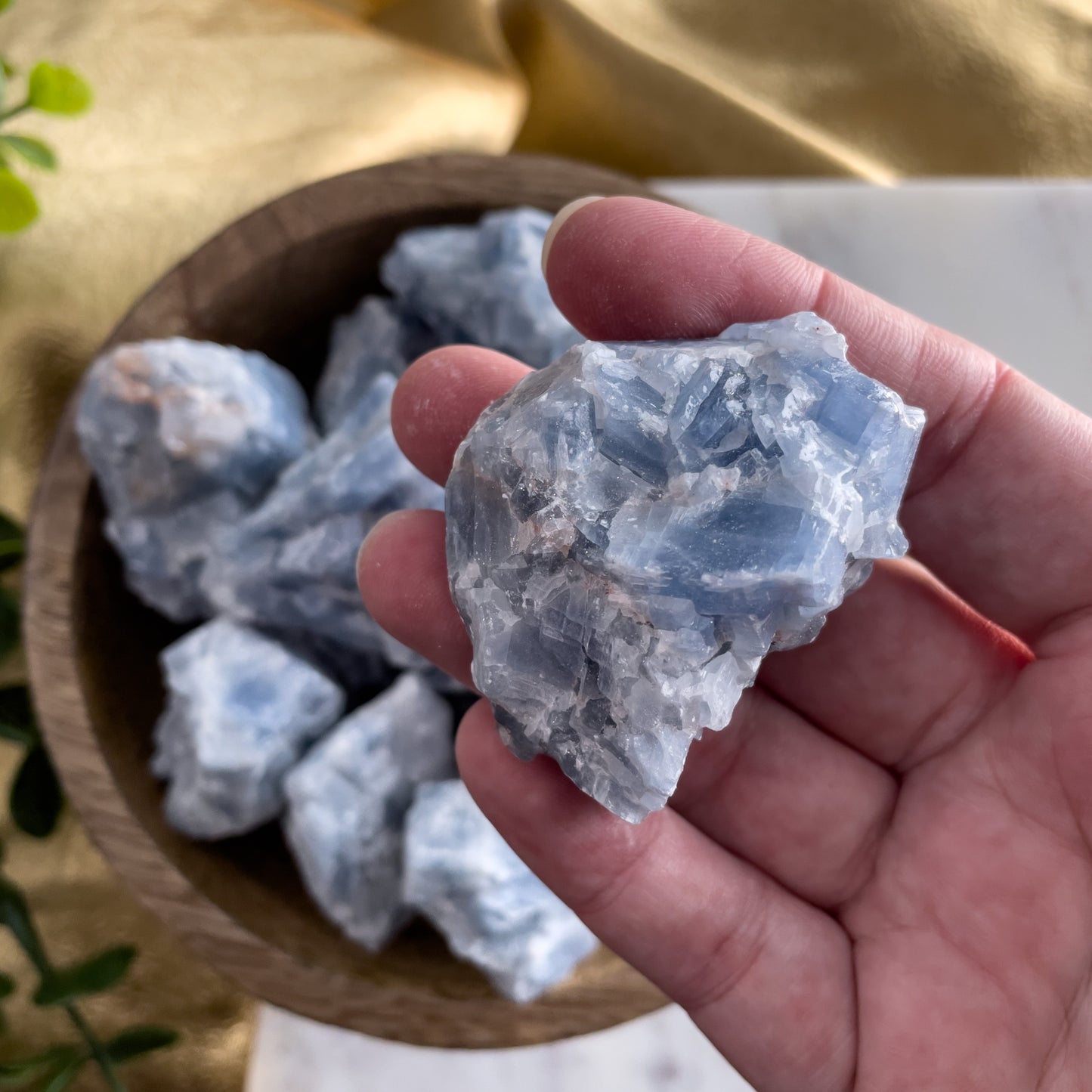 Raw Blue Calcite