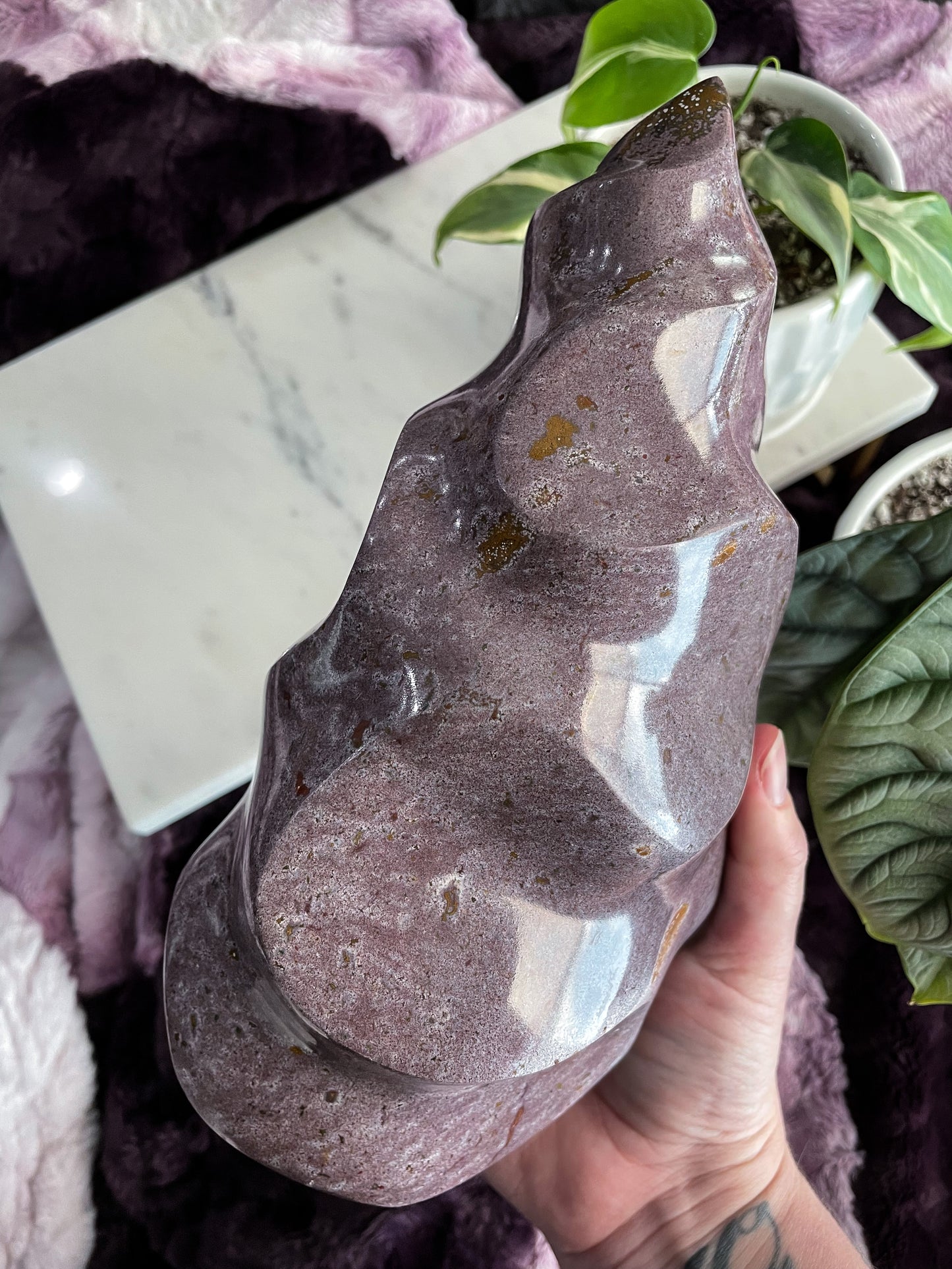 Huge Sea Jasper Flame