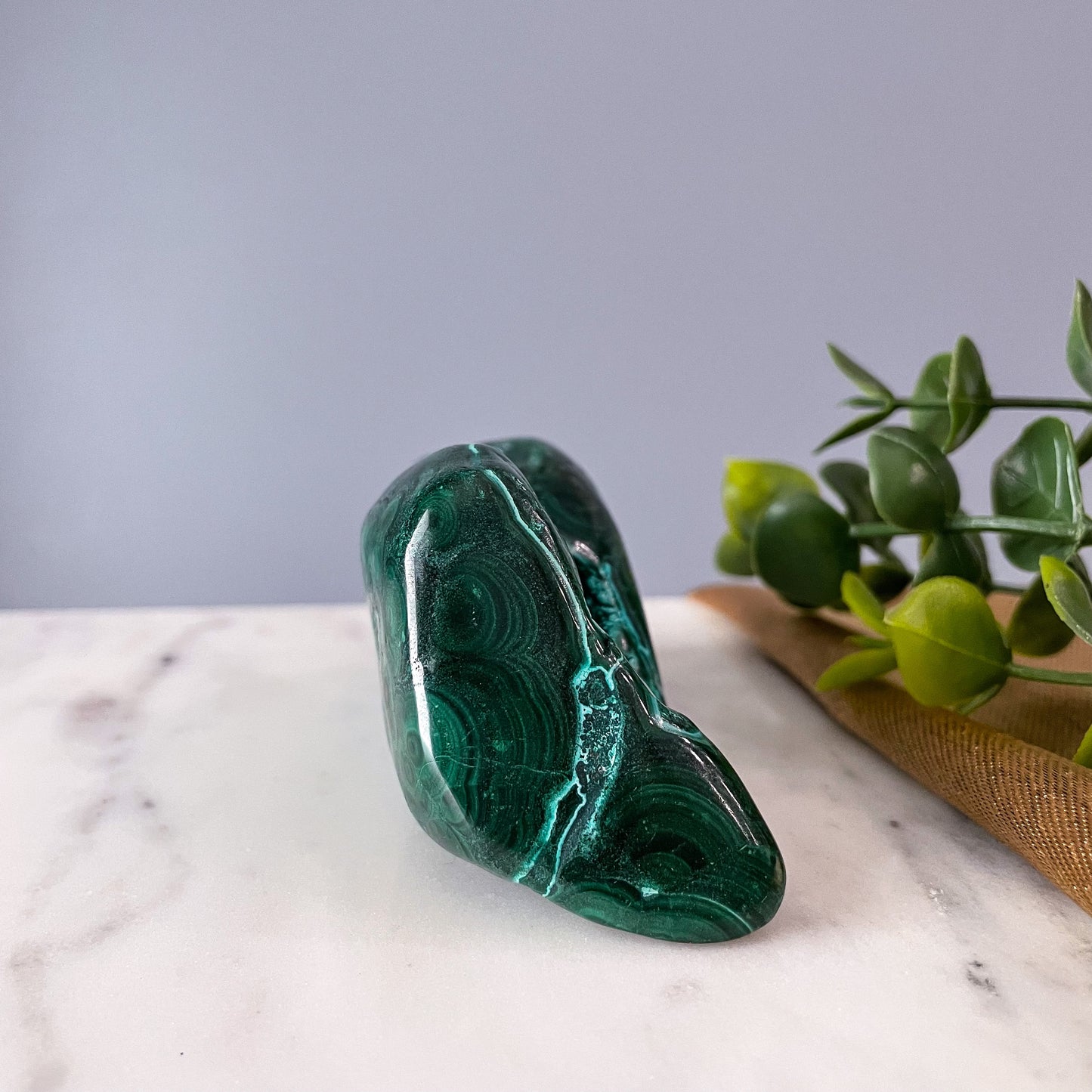 Malachite with Chrysocolla Freeform