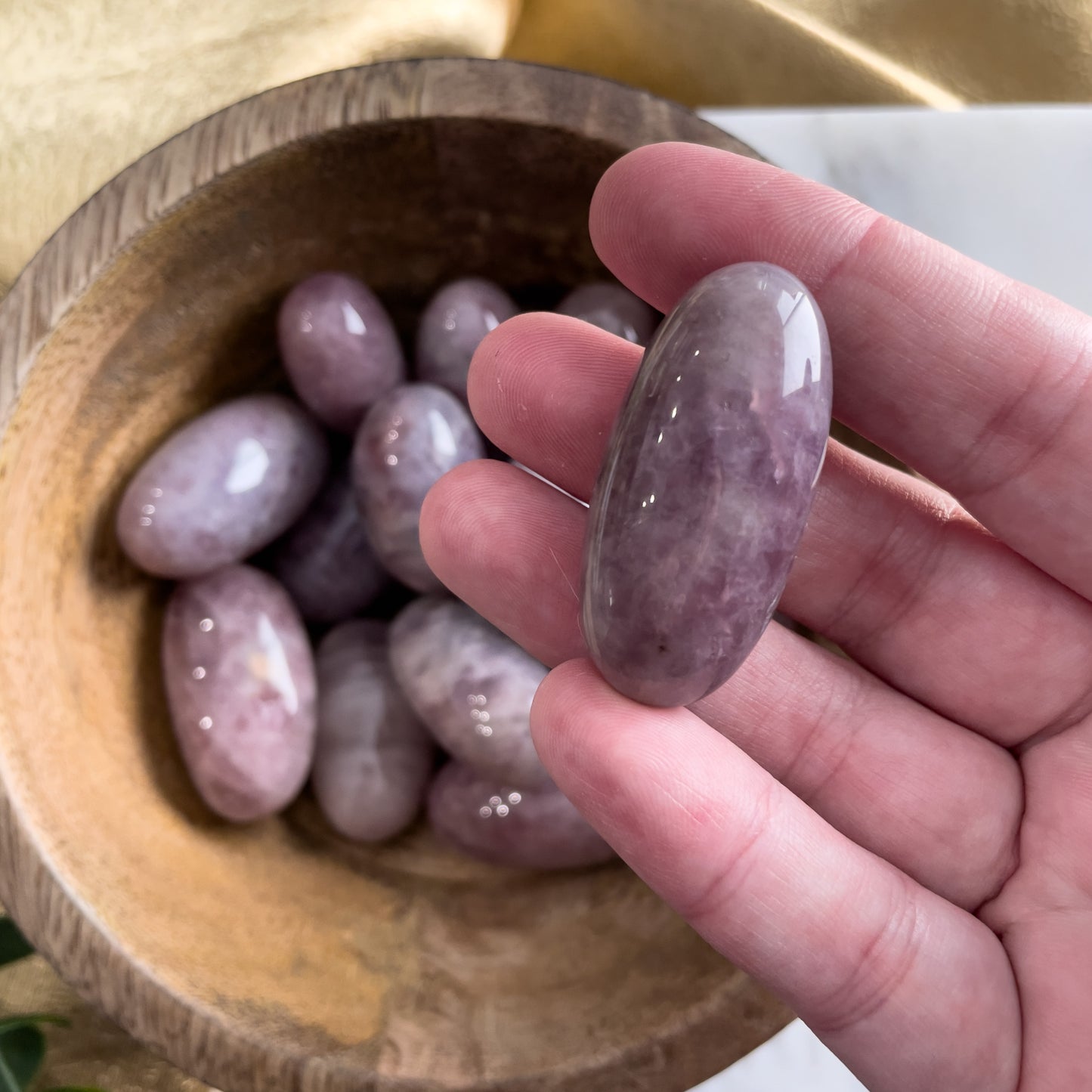 Purple Rose Quartz Pocket Crystal