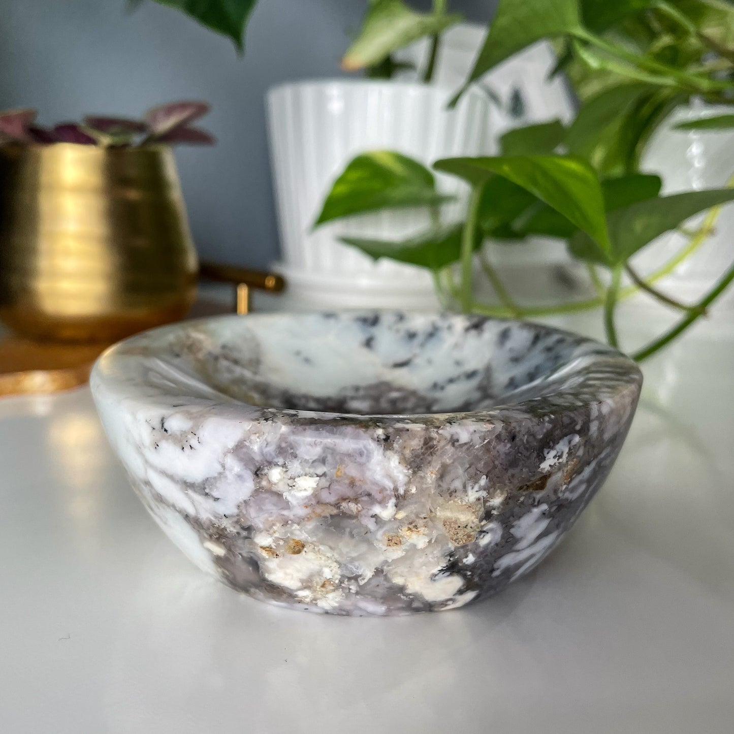 Dendritic Opal Bowl