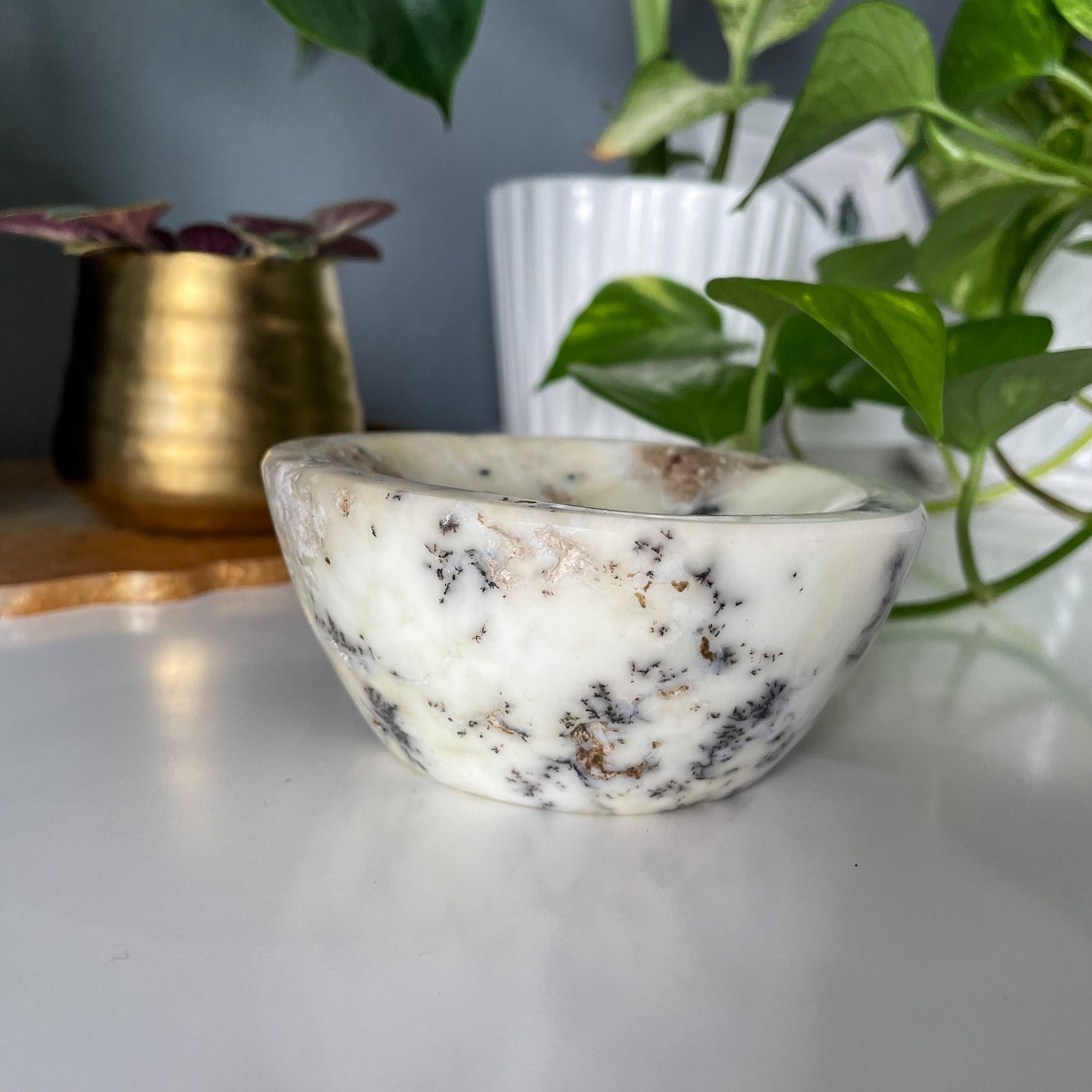 Dendritic Opal Bowl