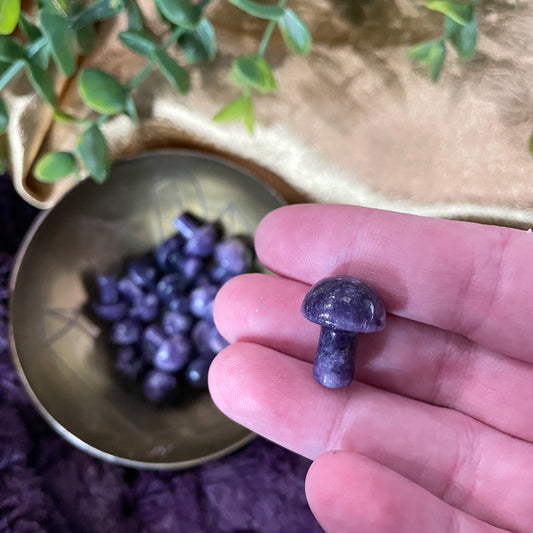 Lepidolite Mini Mushroom