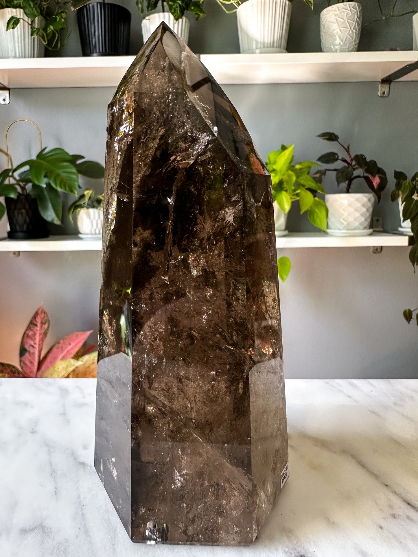 Garden Smokey Quartz Tower