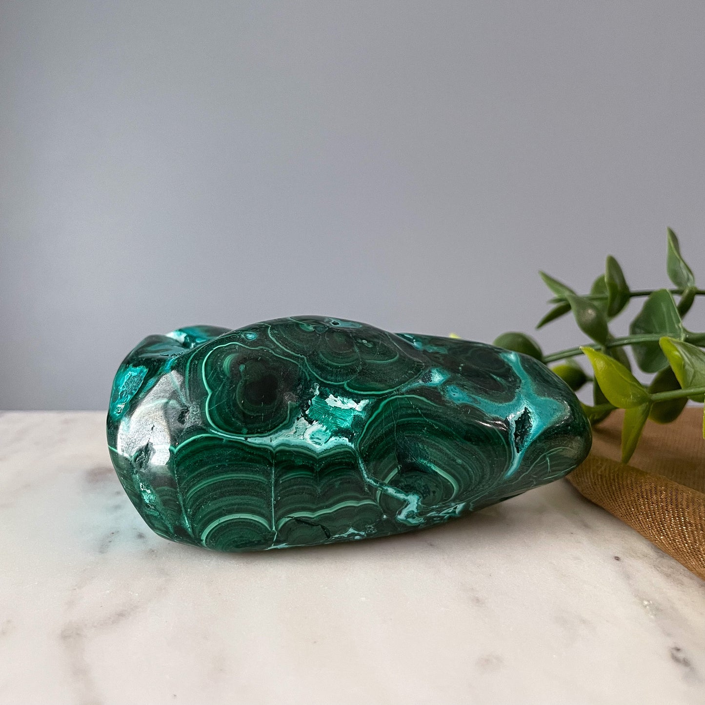 Malachite with Chrysocolla Freeform