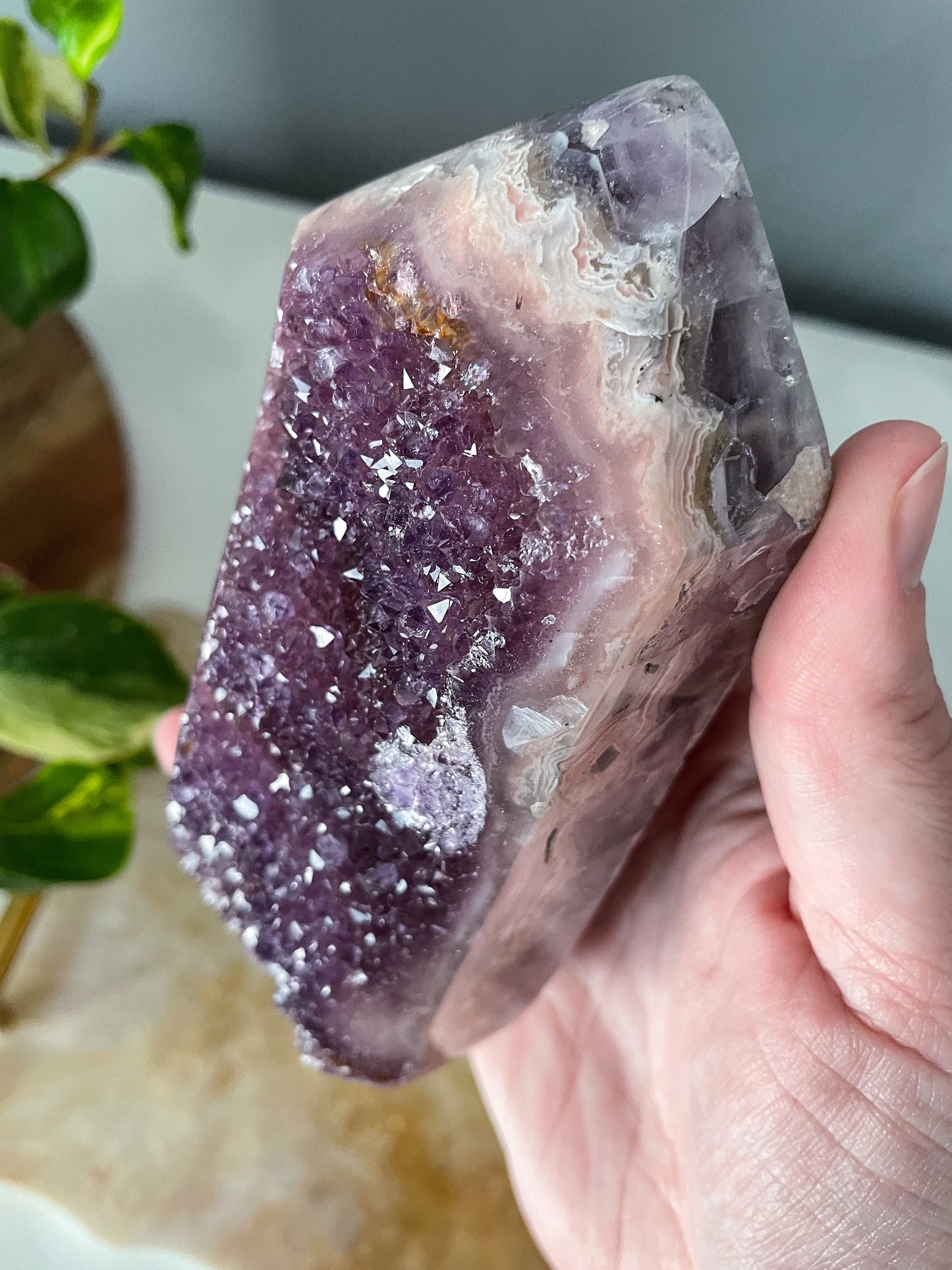 Amethyst + Quartz Tower