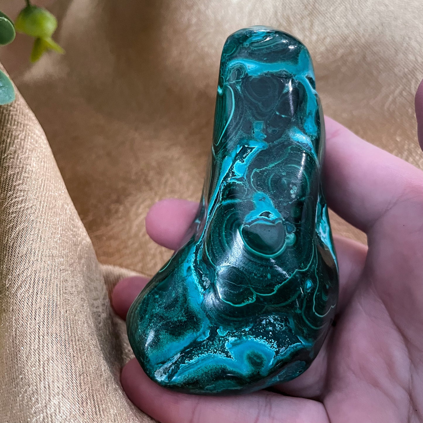 Malachite with Chrysocolla Freeform