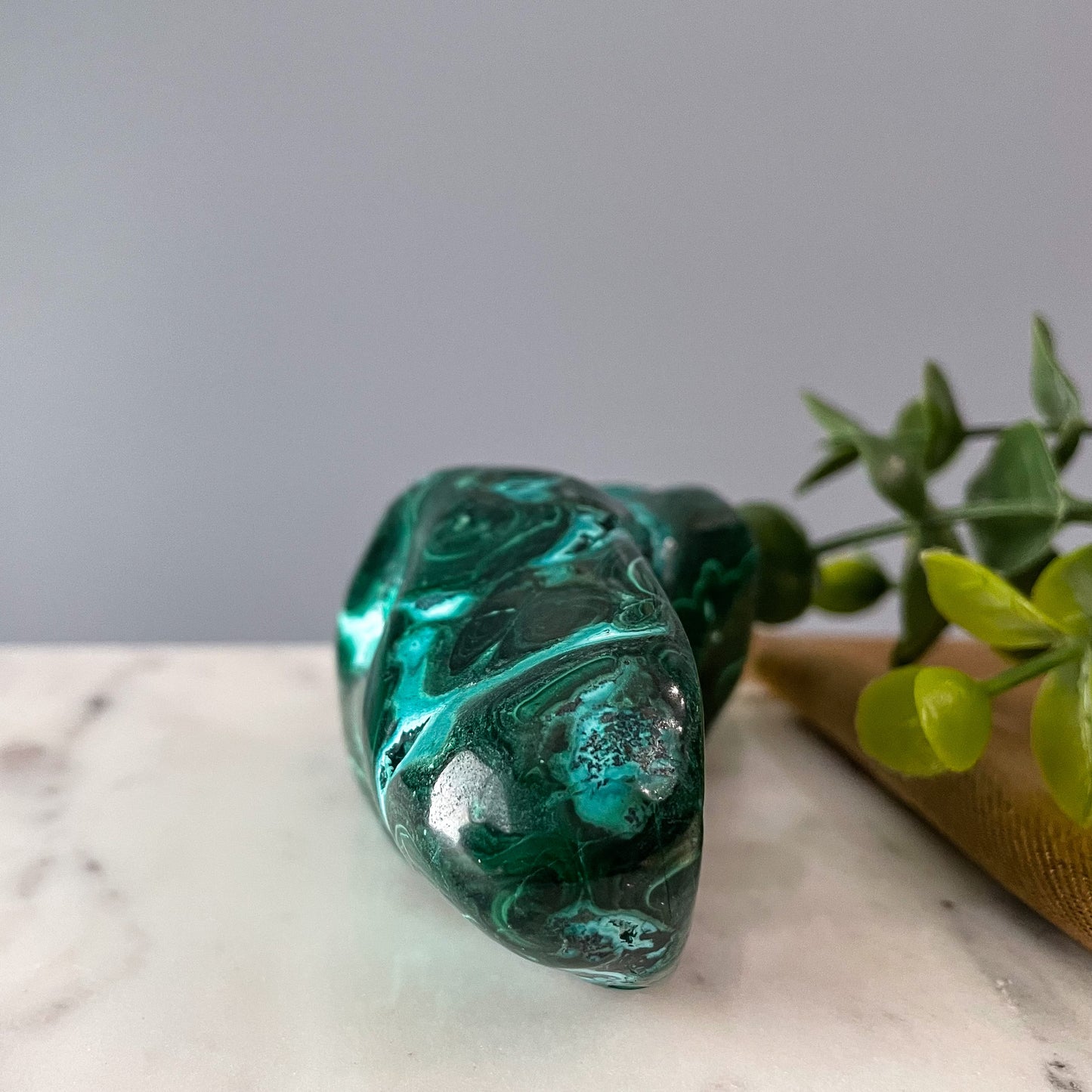 Malachite with Chrysocolla Freeform