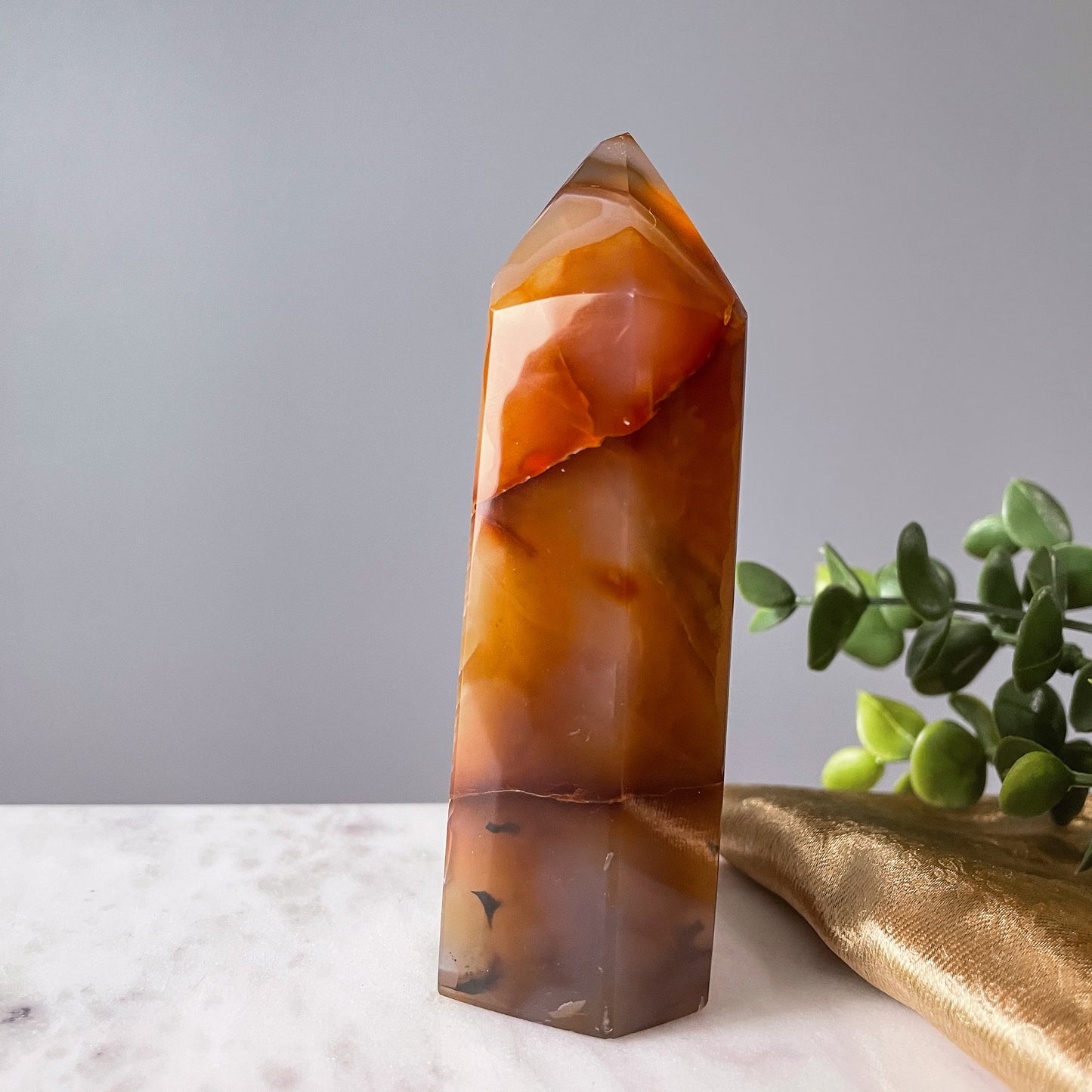 Druzy Agate Tower