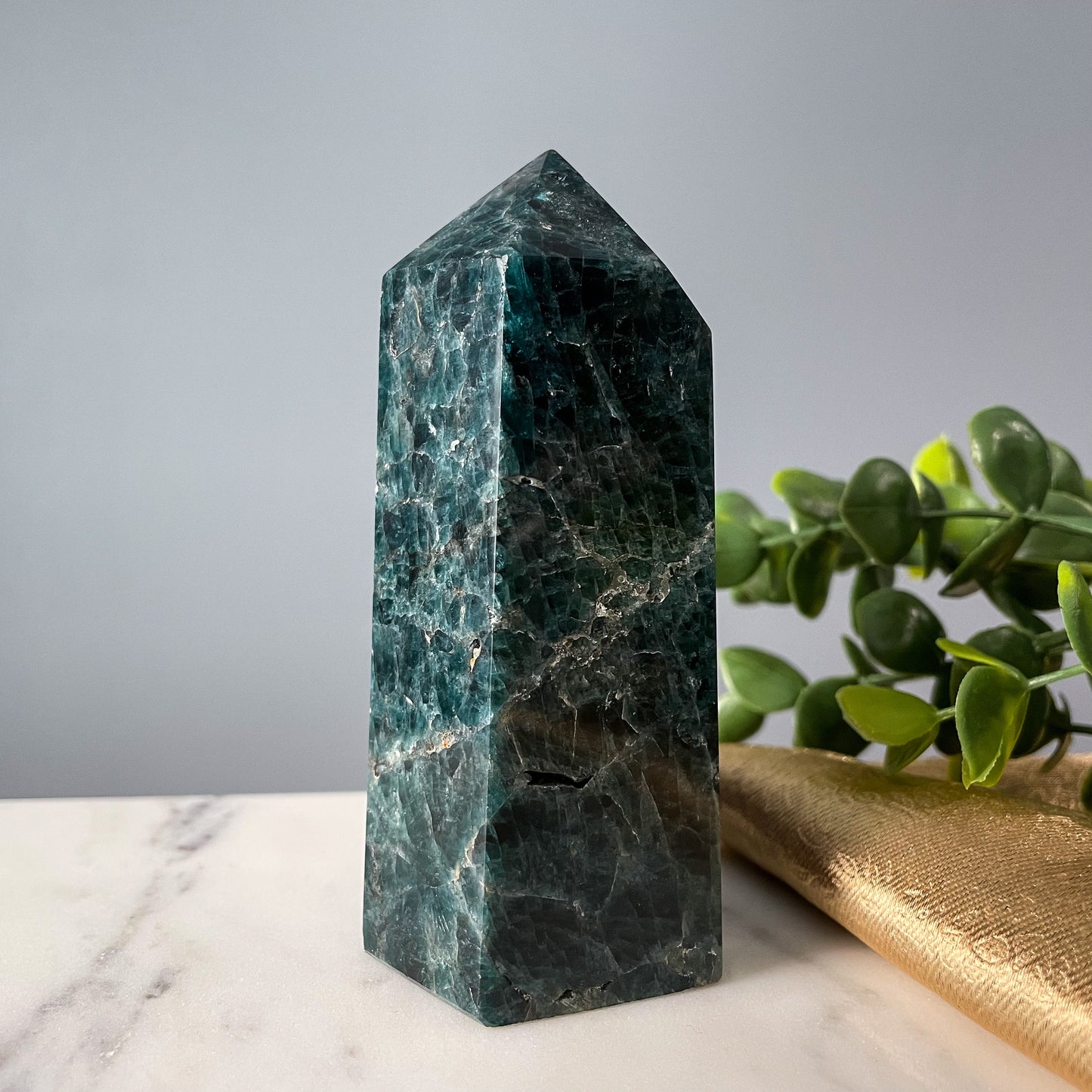 Teal Apatite Tower