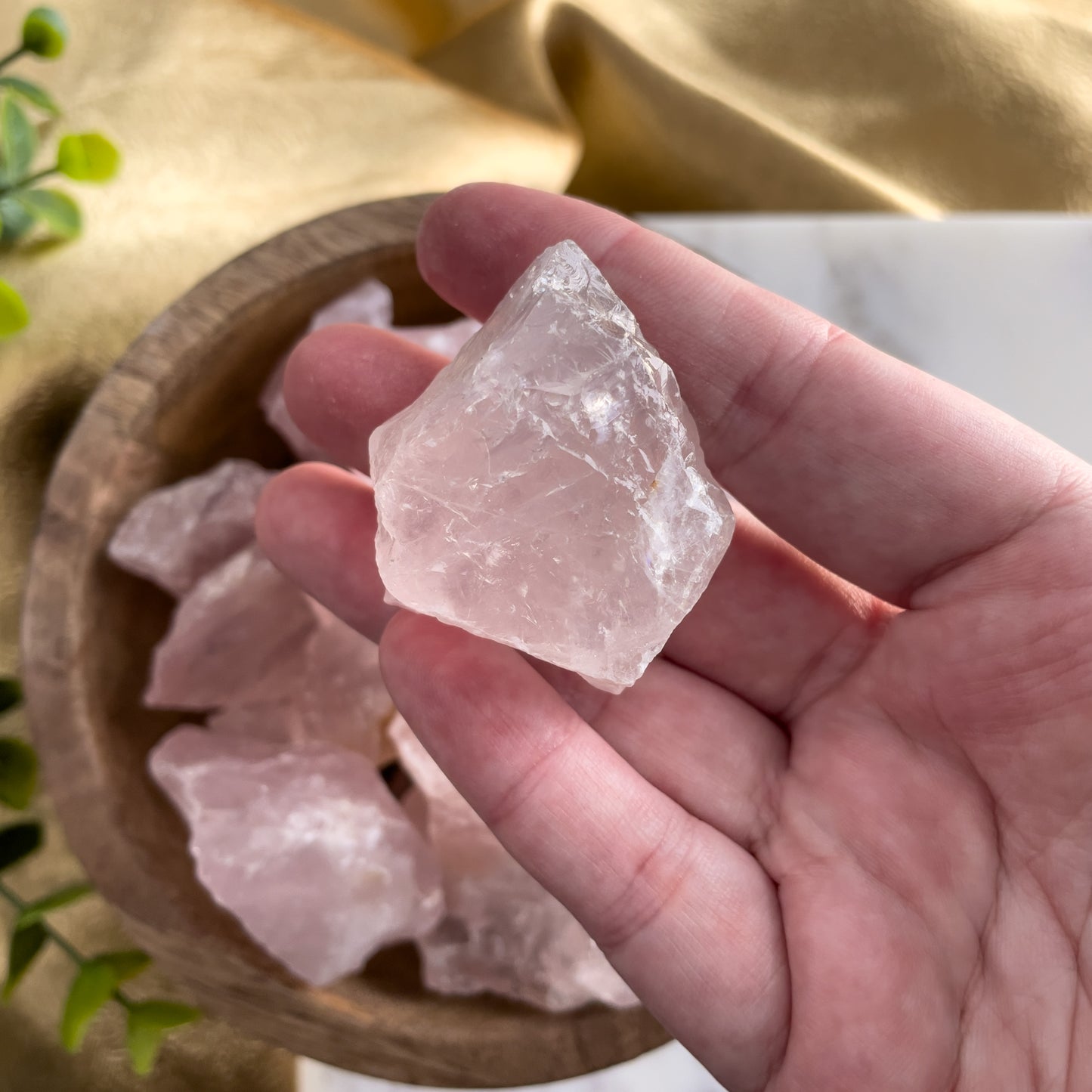 Raw Rose Quartz Chunk