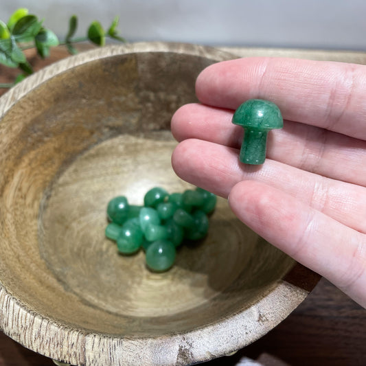 Green Aventurine Mini Mushroom