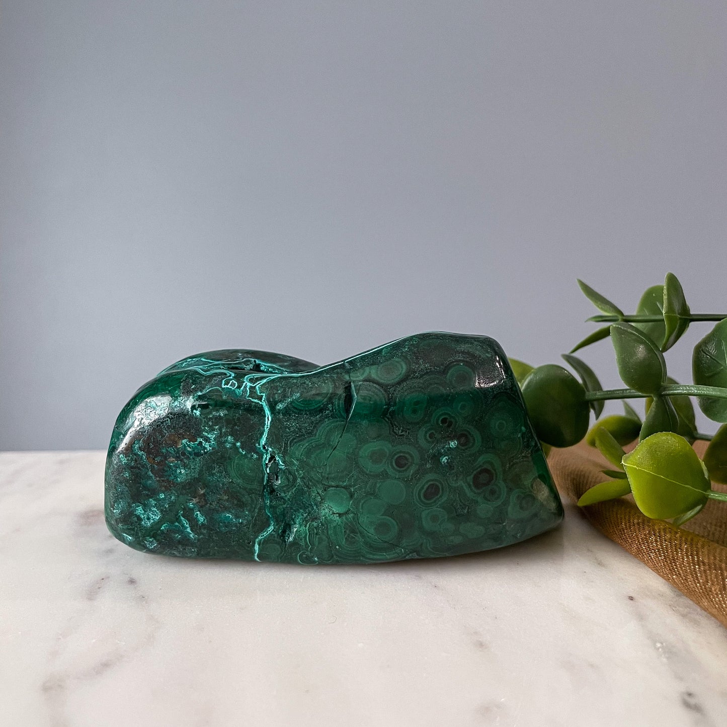 Malachite with Chrysocolla Freeform