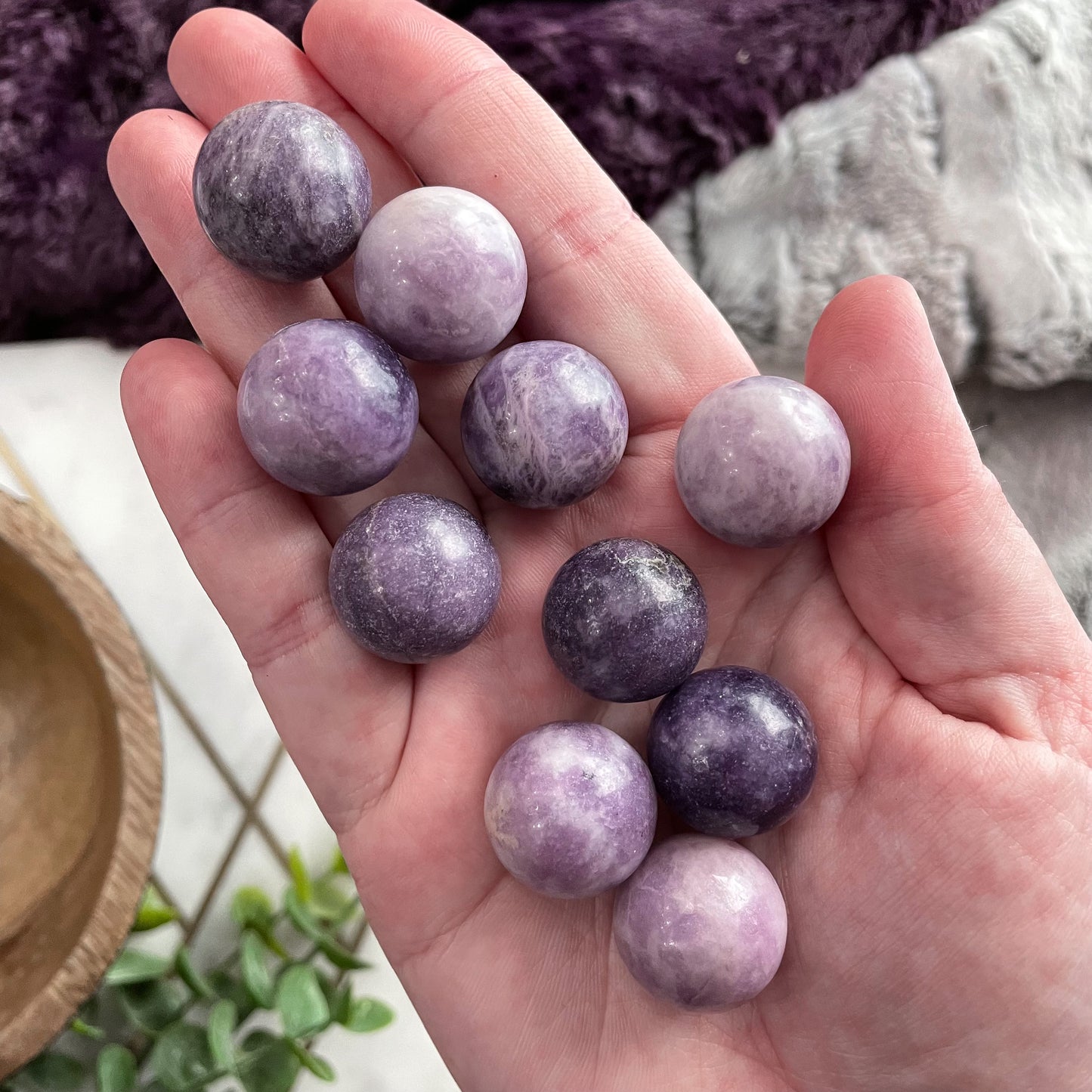 Lepidolite Mini Sphere