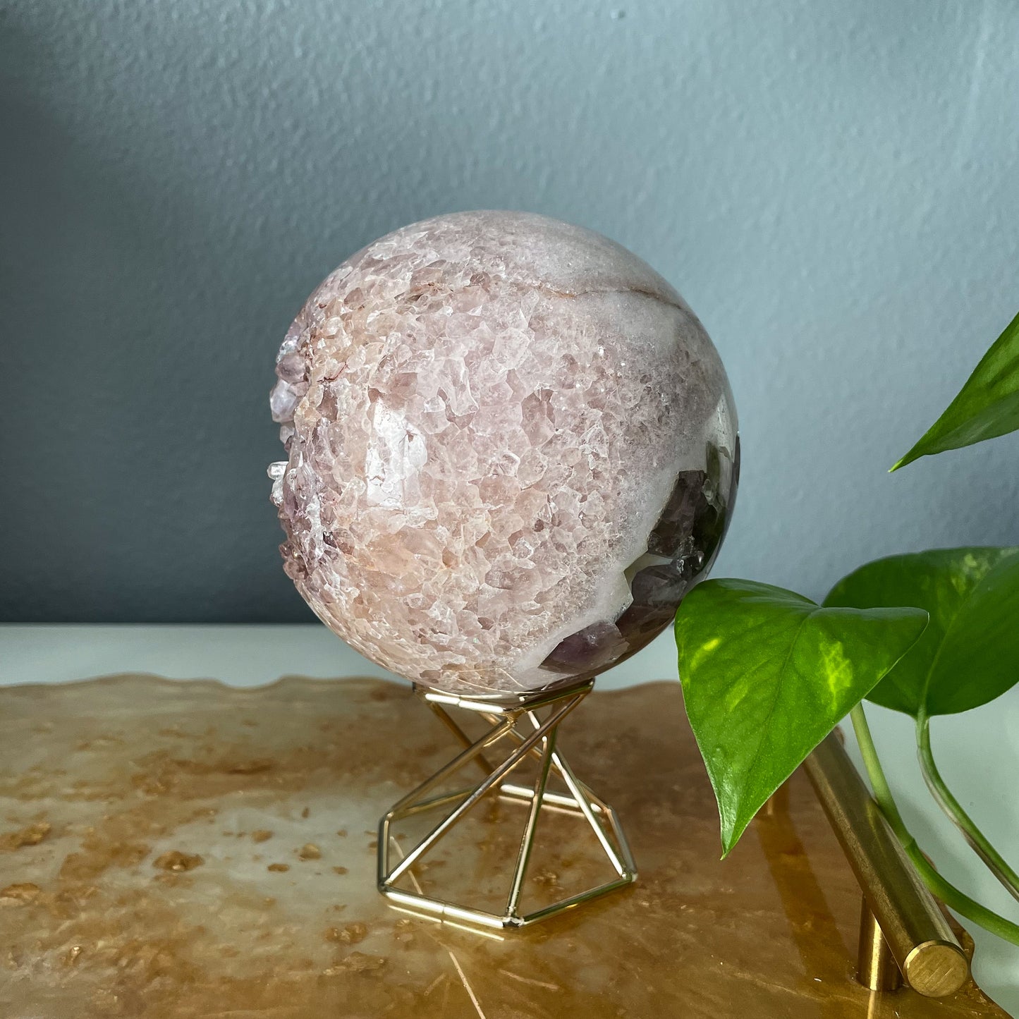 Pink Amethyst Sphere