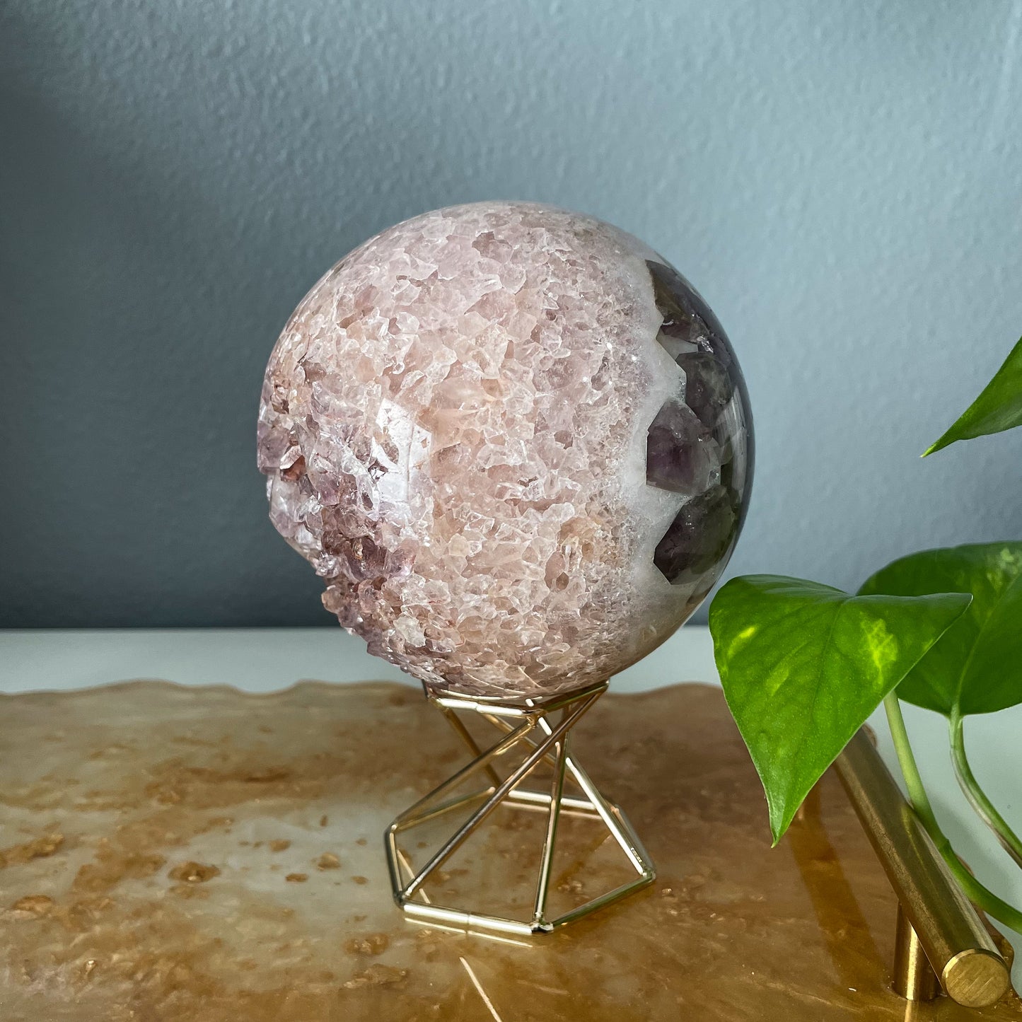 Pink Amethyst Sphere