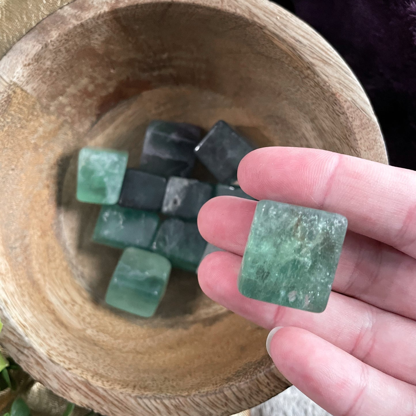 Fluorite Cube